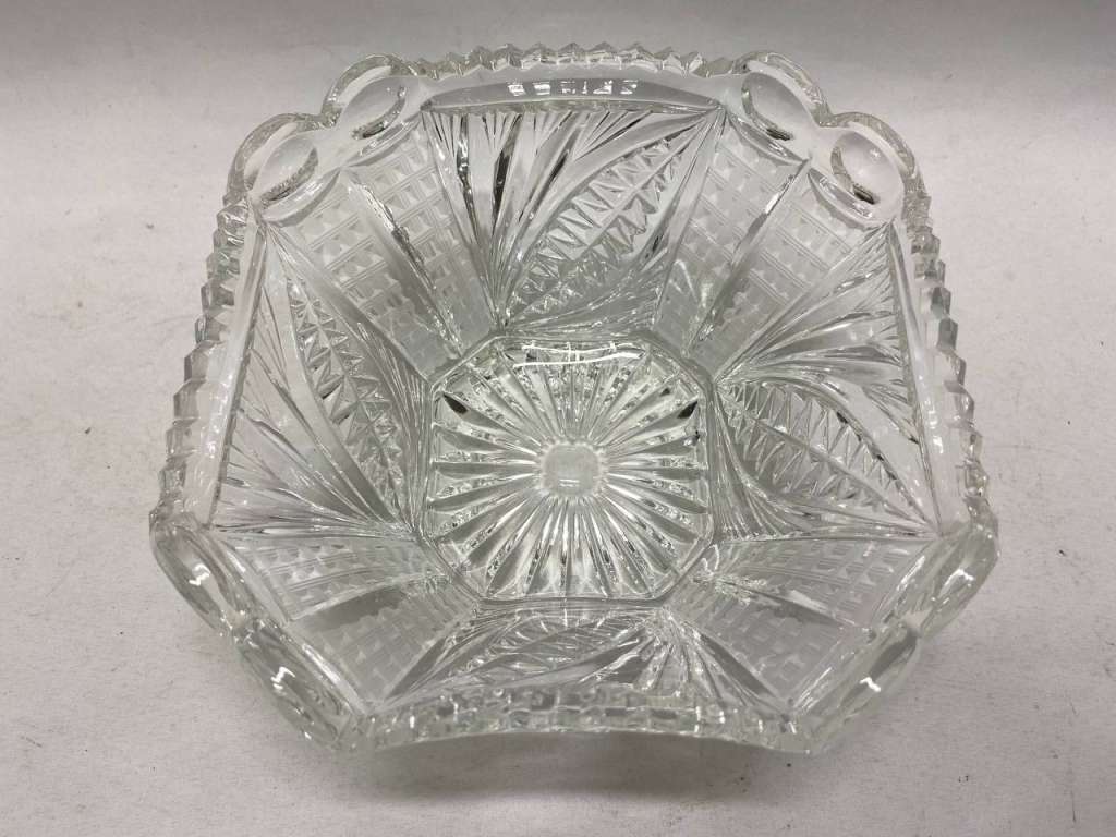 Салатник хрусталь СССР 10*18*18 см