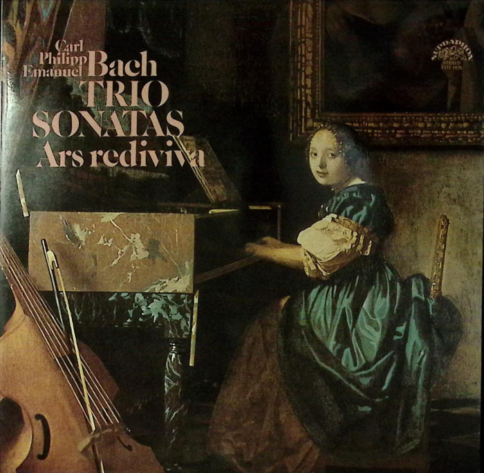 Пластинка виниловая &quot;C. Bach. Trio sonats&quot; Supraphon 300 мм. (Сост. отл.)