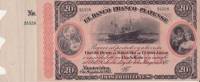 (№1870P-S173b) Банкнота Уругвай 1870 год "20 Pesos"