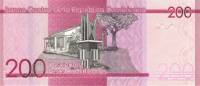 (№2015P-191b) Банкнота Доминиканская Республика 2015 год "200 Pesos Dominicanos" (Подписи: Héctor Va