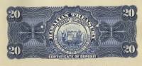 (№1895P-13p) Банкнота Гавайские острова 1895 год "20 Dollars"