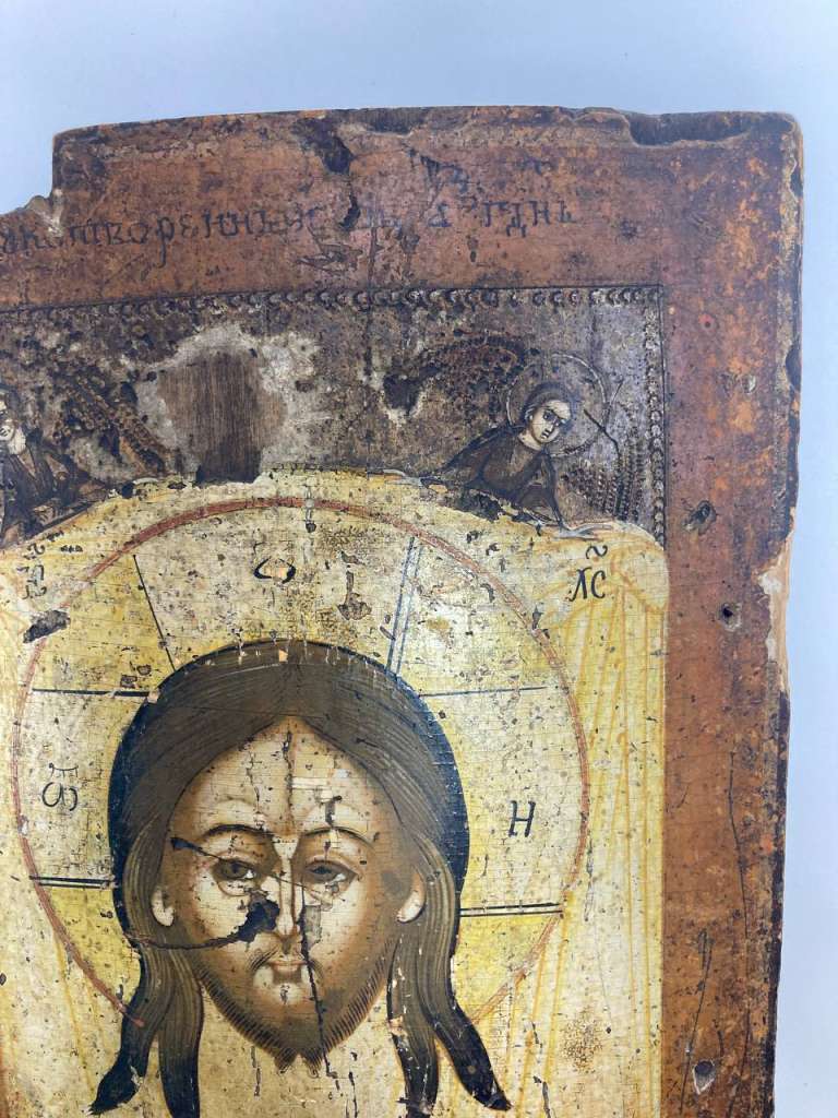 Икона Спас нерукотворный, 19 век