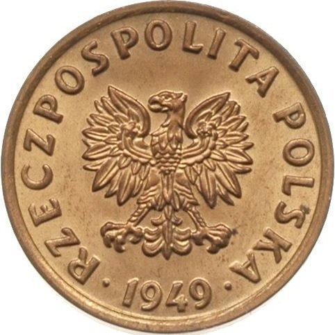 (1949) Монета Польша 1949 год 5 грошей   Бронза  UNC