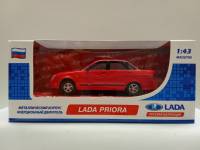 Модель авто 1:43 Lada Priora GT7802 Лада Приора Carline Русская коллекция в коробке