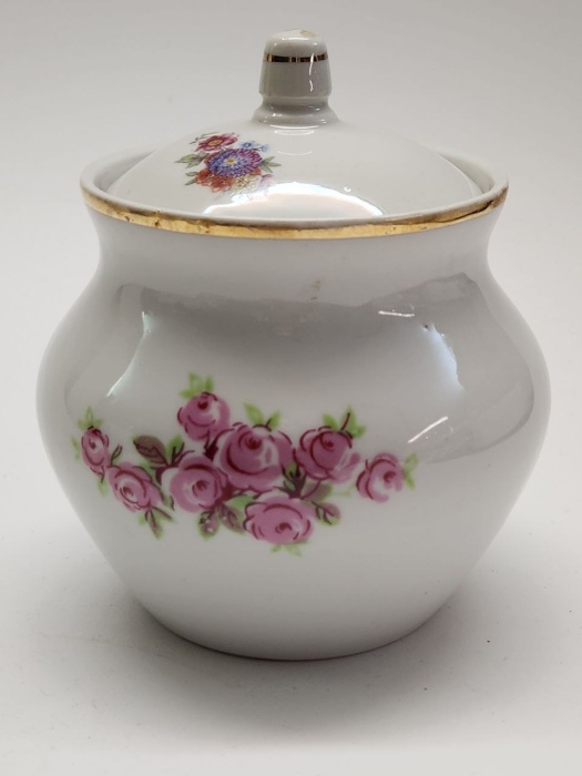 Сахарница Кузяево СССР высота 13 см