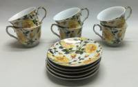 Чайный набор MuPoBuk, 6 чашек + 5 блюдец