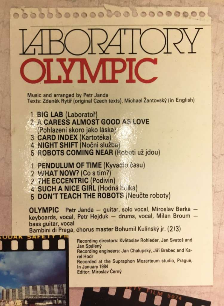 Пластинка виниловая &quot;Laboratory Olympic. Big Lab&quot; Supraphon 300 мм. (Сост. на фото)