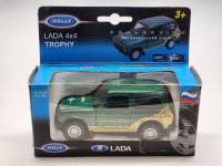 Модель автомобиля LADA 4 х 4 Trophy в коробке-блистере Welly