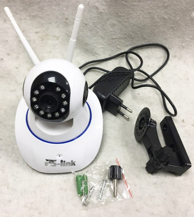 Поворотная камера видеонаблюдения (сост. на фото)