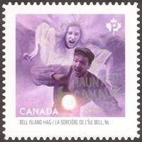 Марка из набора Канада 2016 год "Белл-Айленд Карга", Гашеная
