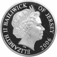 () Монета Остров Джерси 2006 год 5 фунтов ""   UNC
