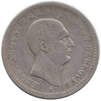 Монета Пруссия (Герцогство Ганновер) 1 талер 1840 год A "Эрнст Август V" (Состояние - VF)