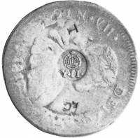 (№1840km117.1) Монета Филиппины 1840 год 8 Reales