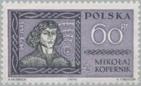 (1961-018) Марка Польша "Н. Коперник" , III Θ