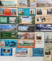 Наборы открыток 21 шт Города СССР России Ленинград Петербург полные комплекты