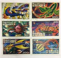--  Набор марок Гвинея 6 шт.  Гашёные , III Θ