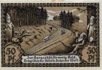 (№1921) Банкнота Германия 1921 год "50 Pfennig"