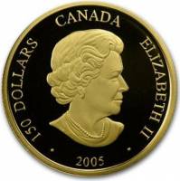 () Монета Канада 2005 год 1500  ""    AU