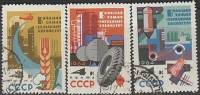 (1964-016-18) Серия Набор марок (3 шт) СССР     Химия – народному хозяйству II Θ