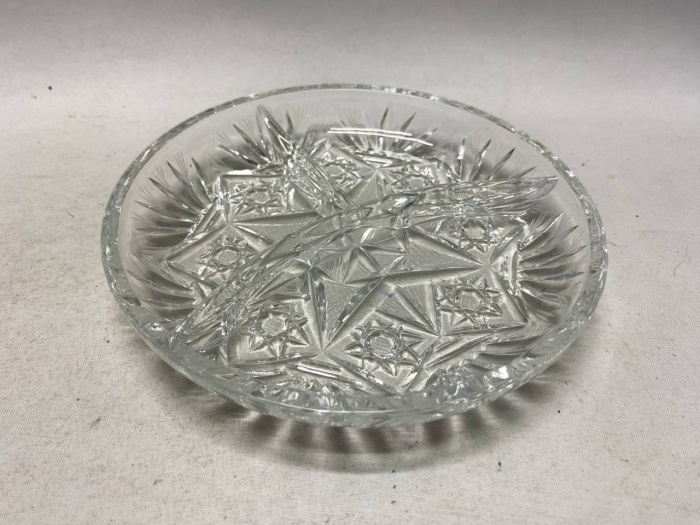 Менажница хрусталь СССР