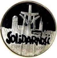 () Монета Польша 1990 год 100000  ""    AU