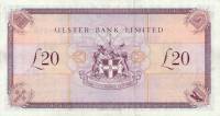 (№1996P-337a) Банкнота Северная Ирландия 1996 год "20 Pounds Sterling" (Подписи: Kells)