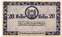 (№1920) Банкнота Австрия 1920 год "20 Heller"