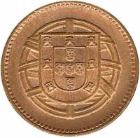 (№1918km568) Монета Португалия 1918 год 2 Centavos