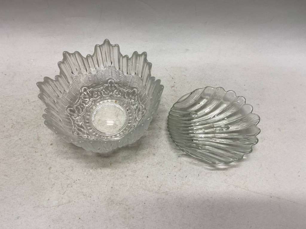 Ваза конфетница и розетка хрусталь стекло