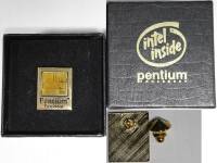 Значок Знак Медаль США Intel inside Pentium processor В коробке 