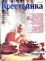 Журнал Крестьянка 1989 № 12 декабрь Москва Мягкая обл. 40 с. С цв илл