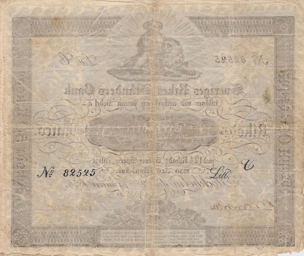 (,) Банкнота Швеция 1856 год 33 крон    UNC