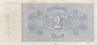 (№1923) Банкнота Германия 1923 год "2,000,000,000 Mark"
