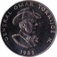 () Монета Панама 1982 год 1 бальбоа ""   AU