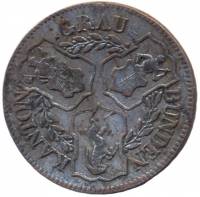 (№1836km15 (graubunden)) Монета Швейцария 1836 год 1 Batzen