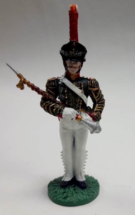 Оловянный солдатик &quot;Тамбурмажор Белозерского пехотного полка, 1814 г.&quot;