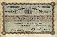 (№1899P-136c.2) Банкнота Гонконг 1899 год "1 Dollar"