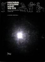 Книга "Panorama popularni hudby  1918/1978" 1981 L. Doruzka , Твёрд обл + суперобл 284 с. С ч/б илл