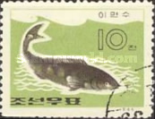 (1966-028) Марка Северная Корея "Южный однопёрый терпуг"   Промысловые рыбы II Θ