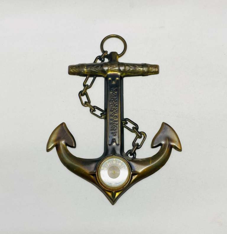 Термометр якорь Ленинград настенный металл