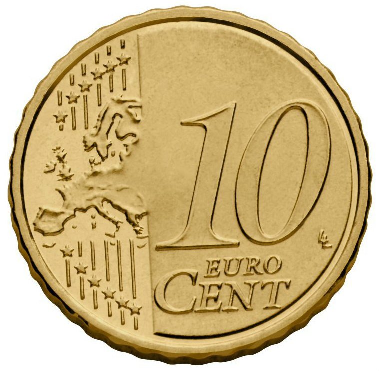 (2016) Монета Эстония 2016 год 10 евроцентов   Латунь  UNC