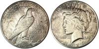 (1926s) Монета США 1926 год 1 доллар   Мирный доллар Серебро Ag 900  XF