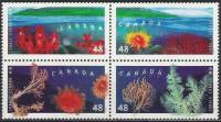 (№2002-2049) Лист марок Канада 2002 год "Кораллы Мино 204952A", Гашеный