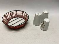 Набор для специй 3 предмета, фарфор