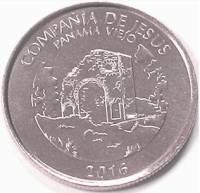  Монета Панама 2016 год 12     Медь-Никель  UNC