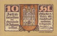 (№1920) Банкнота Австрия 1920 год "10 Heller"
