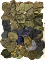 Коллекция военных шапок, 36 шт. (сост. на фото)