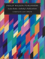 Альбом Sotheby's publications 1994 P. Wilson Лондон Мягкая обл. 25 с. С цв илл