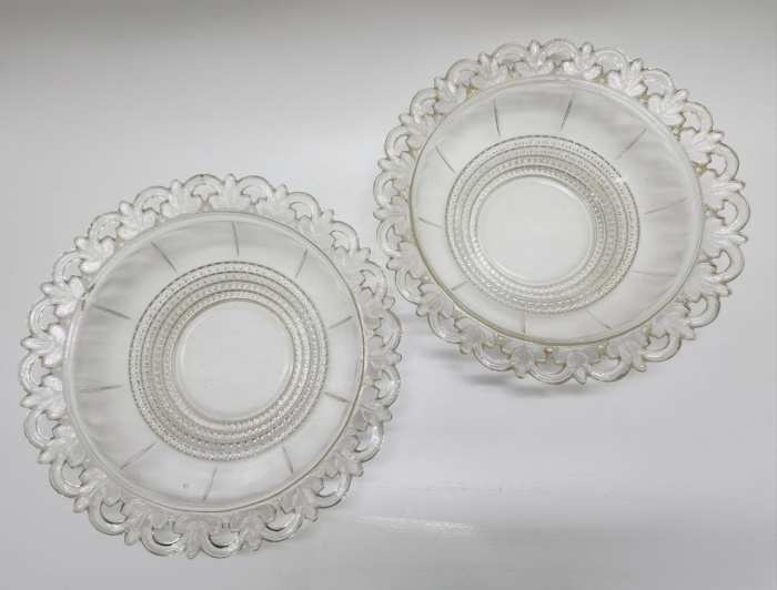 Салатники фруктовницы стекло СССР 2 шт 