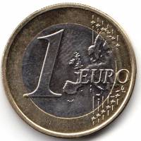 (2014) Монета Латвия 2014 год 1 евро   Биметалл  XF